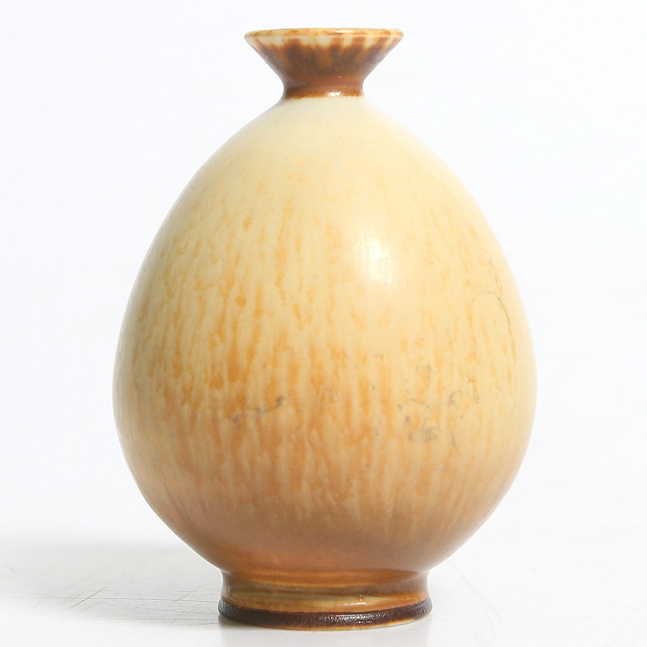 BERNDT FRIBERG. Vas, stengods, Gustavsbergs studio, signerad, 1900-tal.