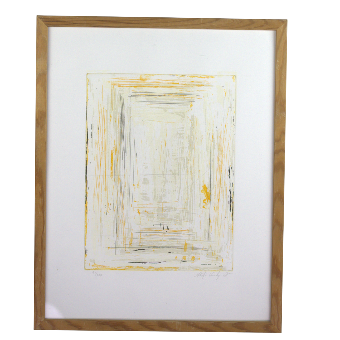 STEFAN LINDQVIST. Lithography and etching, 48/320, composition, signed.