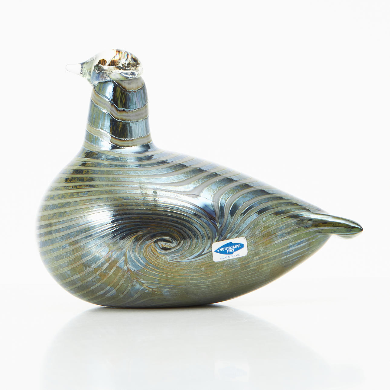 OIVA TOIKKA. bird, Nuutajärvi, Finland, signed Oiva Toikka 