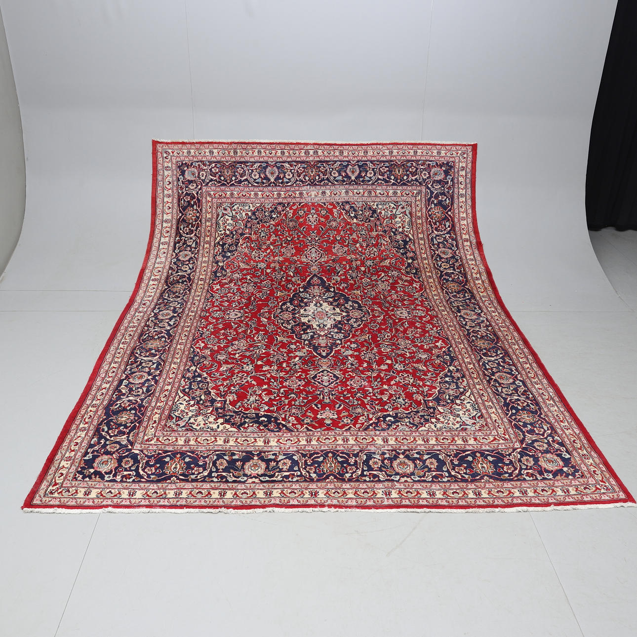 CARPET, oriental, Keshan, approx 394x290.