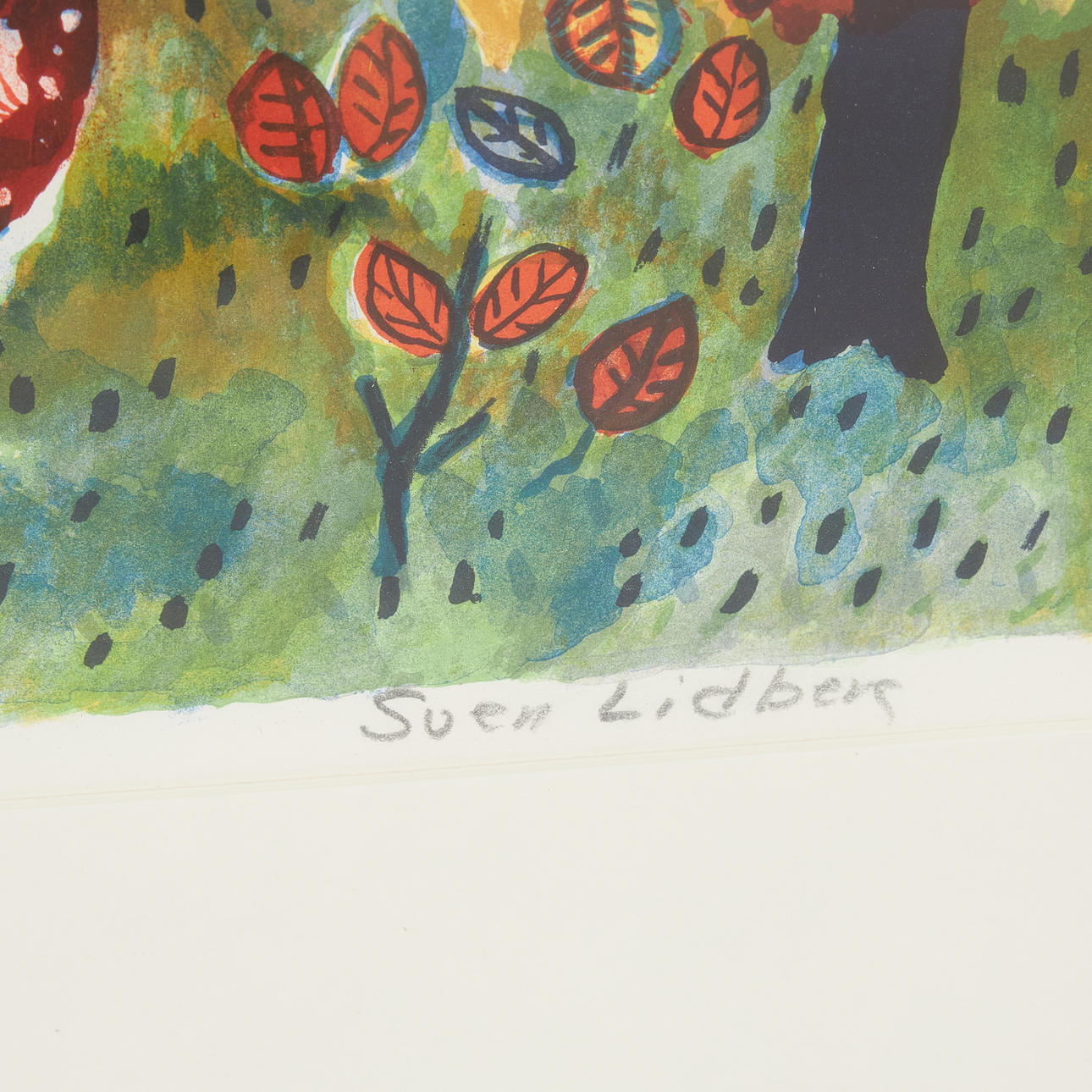 SVEN LIDBERG. 2 pcs, “Den Gyldene Freden”, “Kalaset”, colour