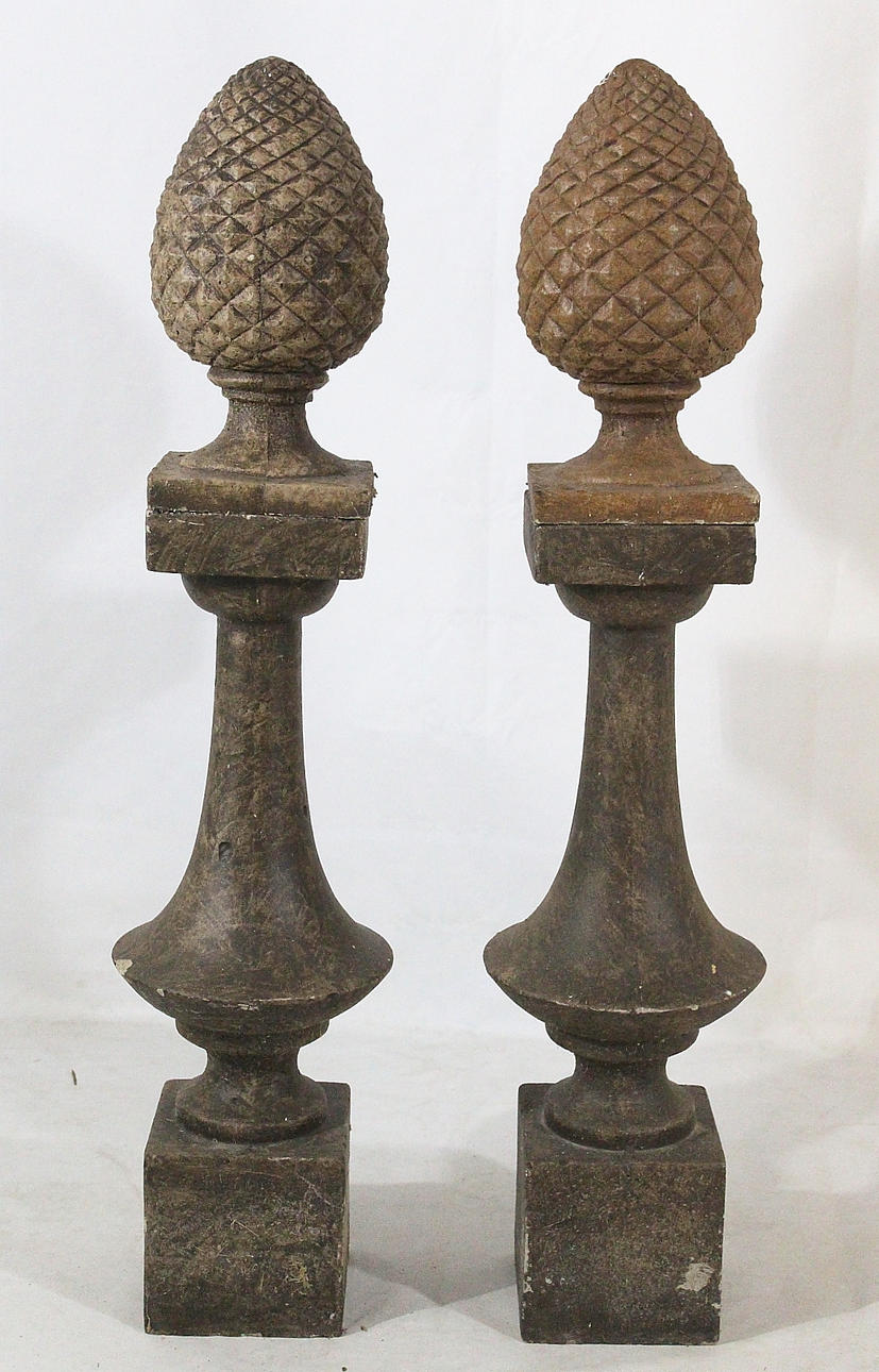 GARDEN SCULPTURES, a couple, stone mass, 2000s.