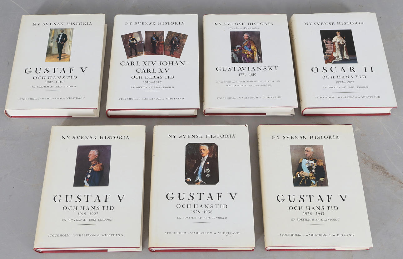 BOKSERIE, NY SVENSK HISTORIA, 1771-1947, tryckår 1979.