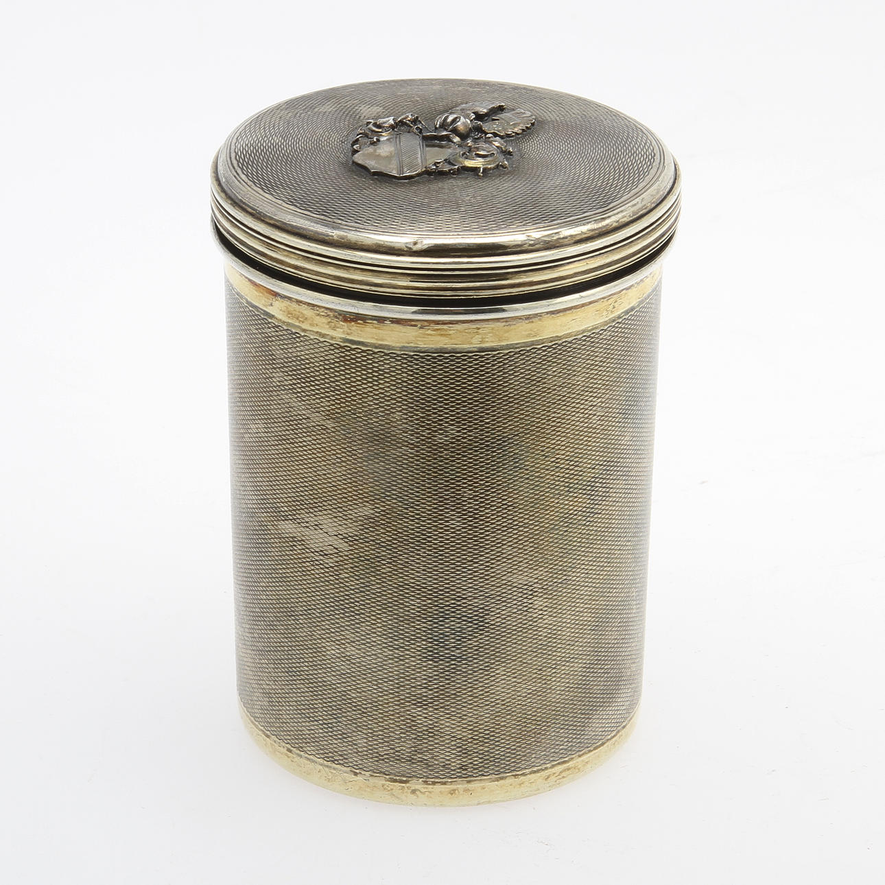 BURK MED LOCK, vitmetall, sannolikt Frankrike.