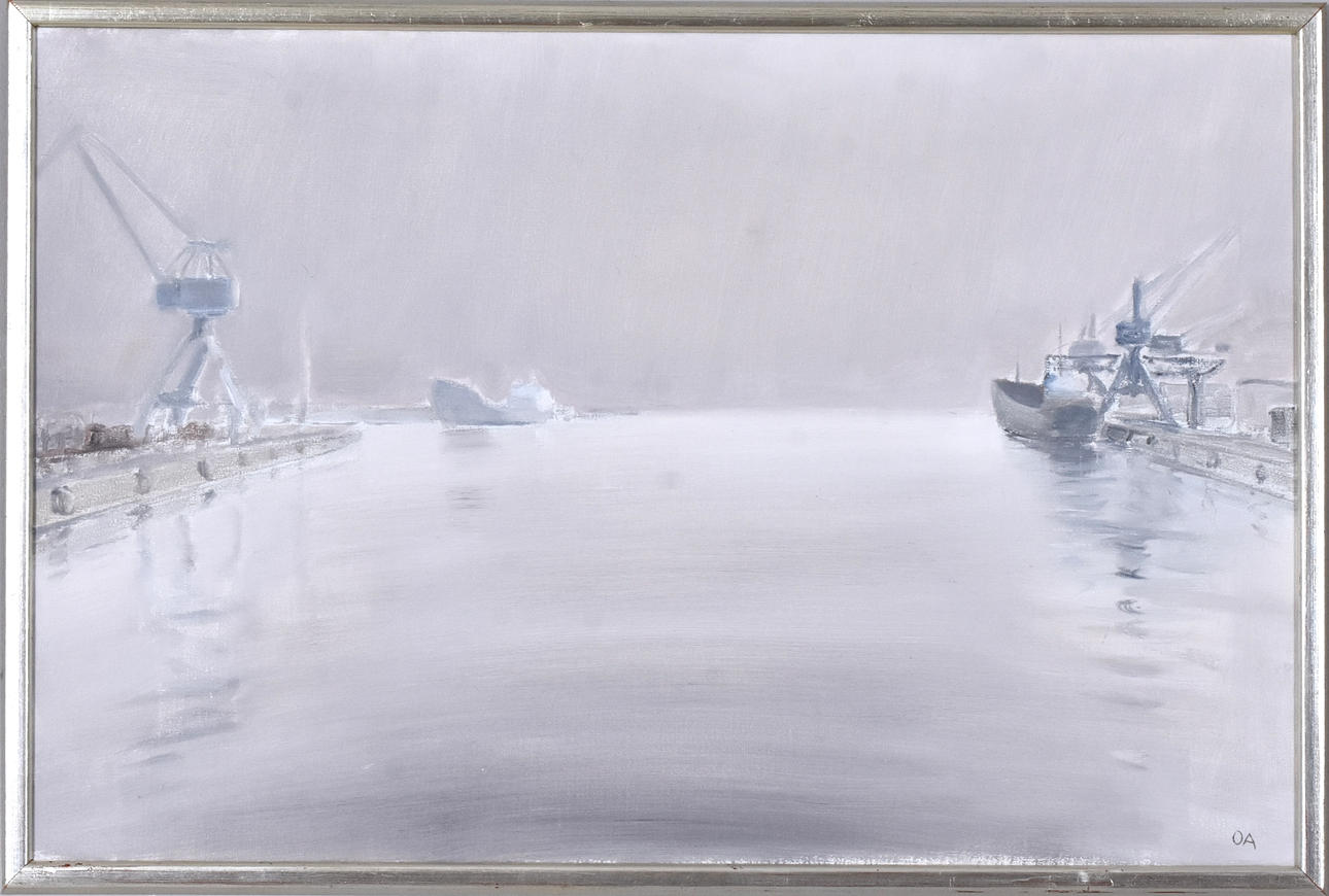 OLLE AGNELL. Oil on canvas.