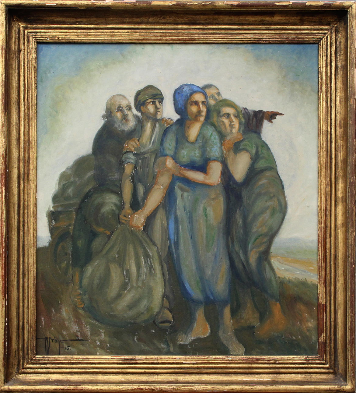 ALVIN STÖHR. OIL, on canvas, signed, 1925.