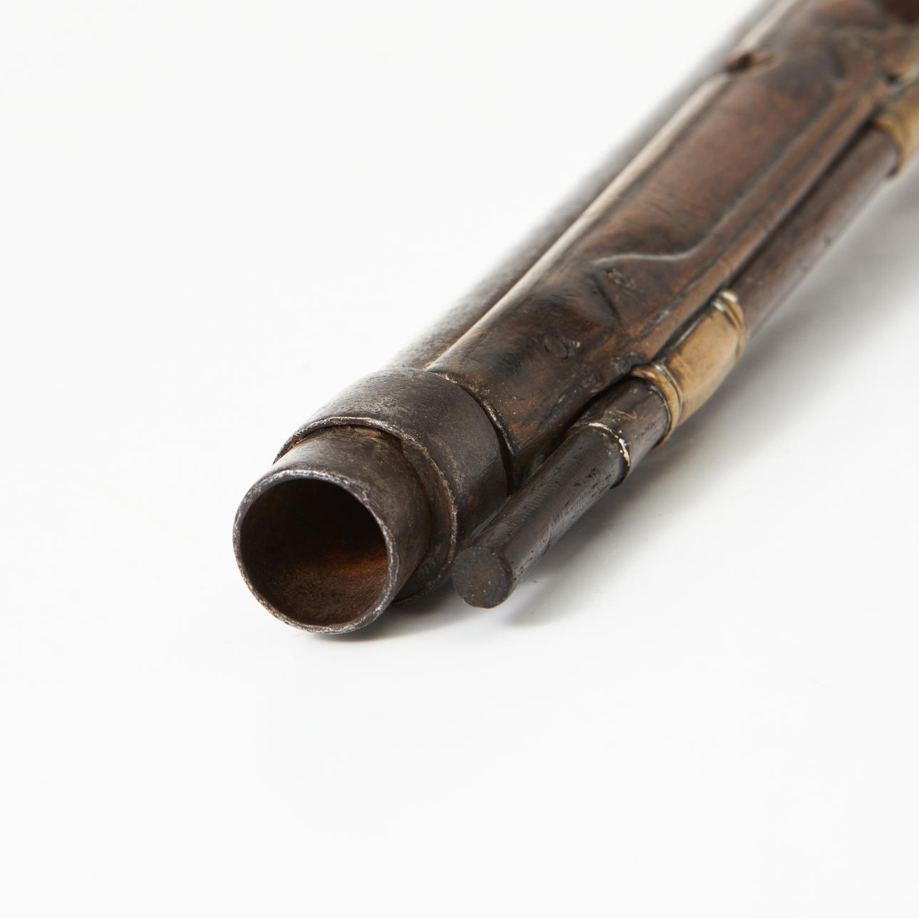 SLAG LOCK PISTOL, modified from flintlock, 18th century. Weapons ...