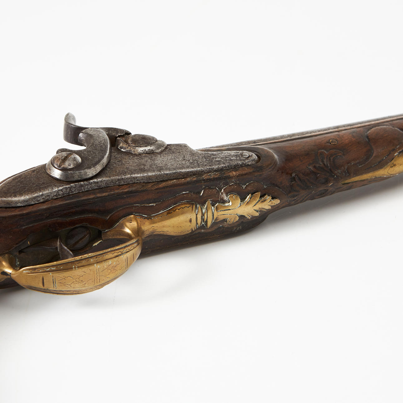 SLAG LOCK PISTOL, modified from flintlock, 18th century. Weapons ...