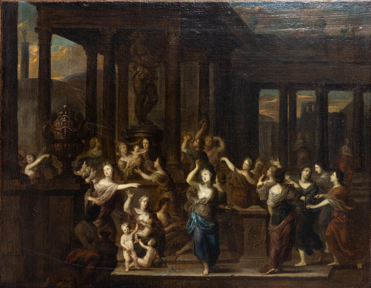 JACOB VAN HAL (1672-1750). Dancing Bacchantes.