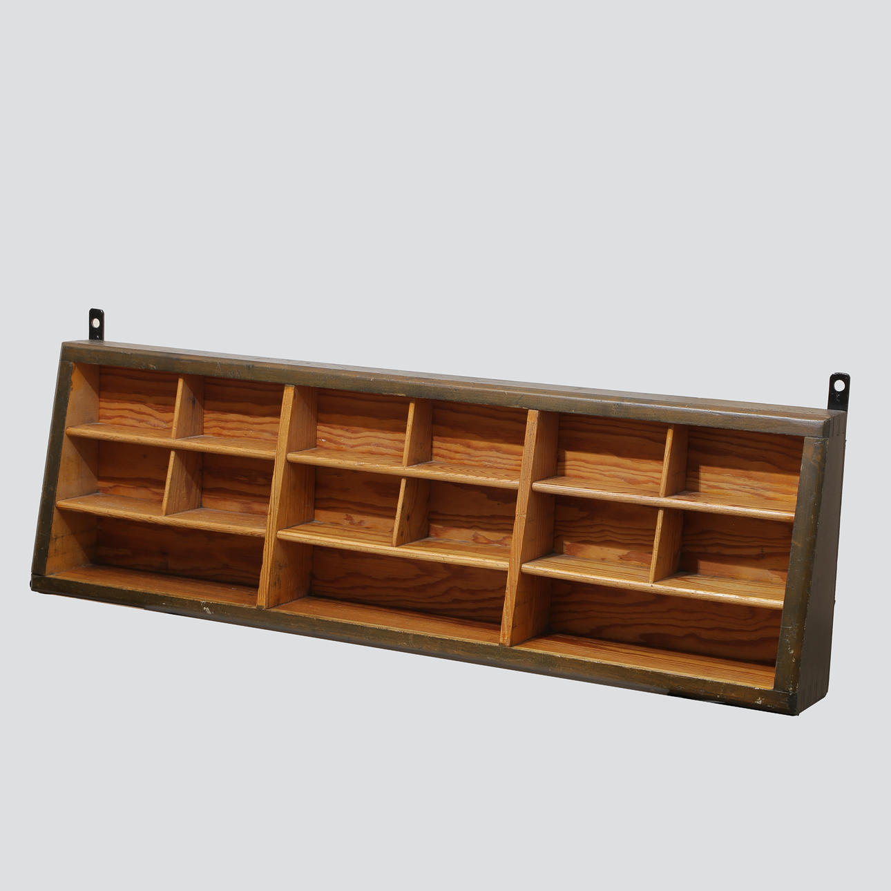 WALL SHELF WITH COMPARTMENTS, 20TH CENTURY. Furniture - Cupboards ...