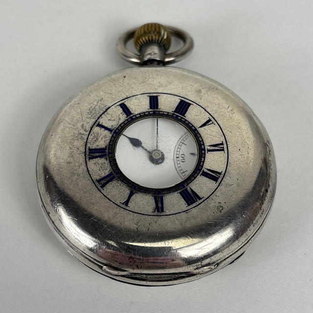 VICTORIAN HALF HUNTER POCKET WATCH. Clocks & Watches - Pocket & Stop ...