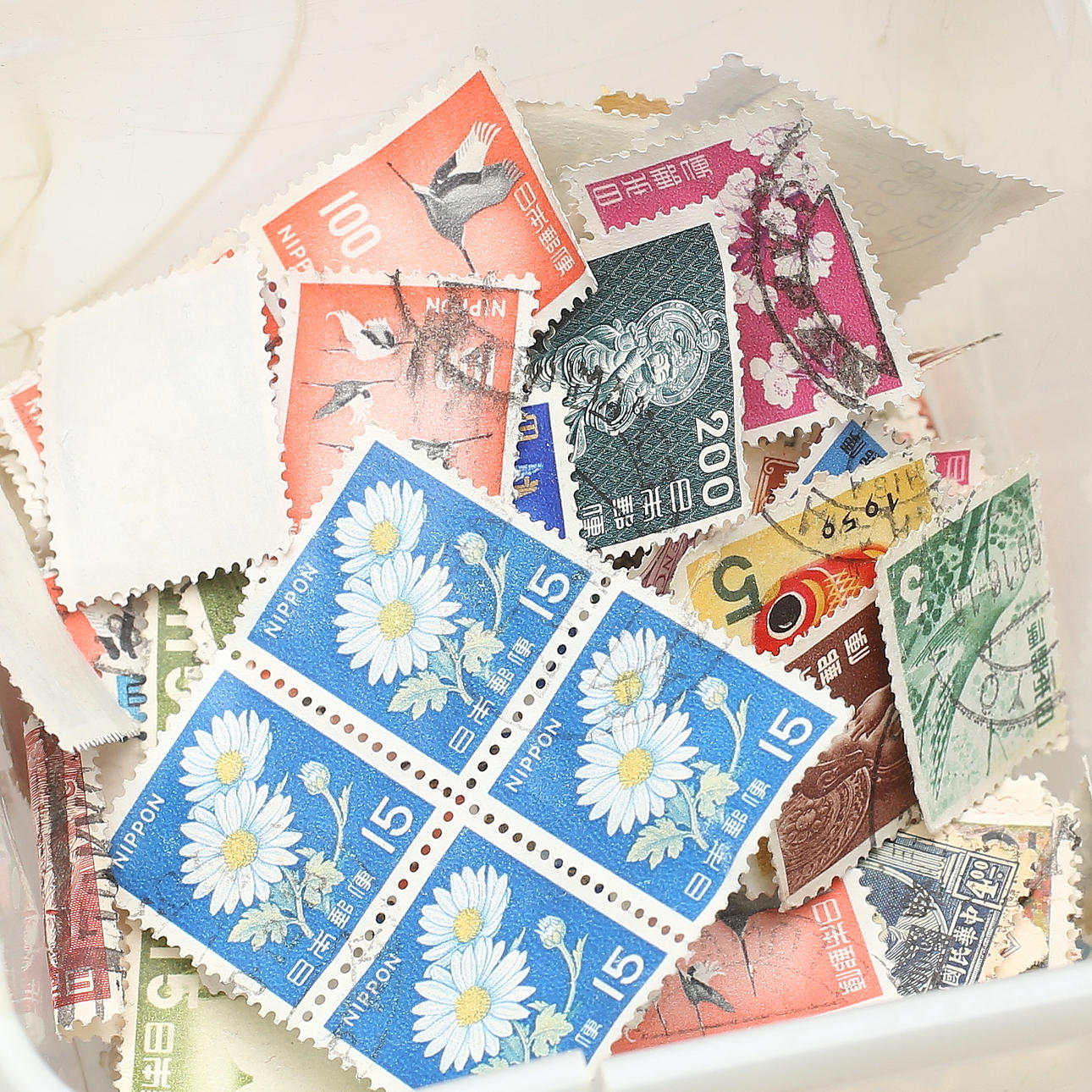 FRIMÄRKSSAMLING, Scandinavien samt Japan, 1900-tal.