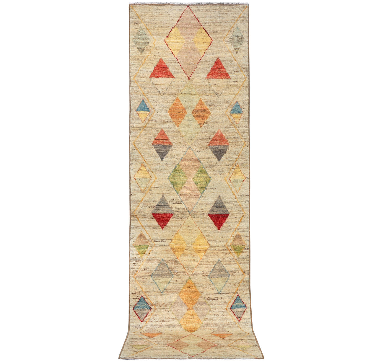 CARPET, Morocco, 392X101 cm.