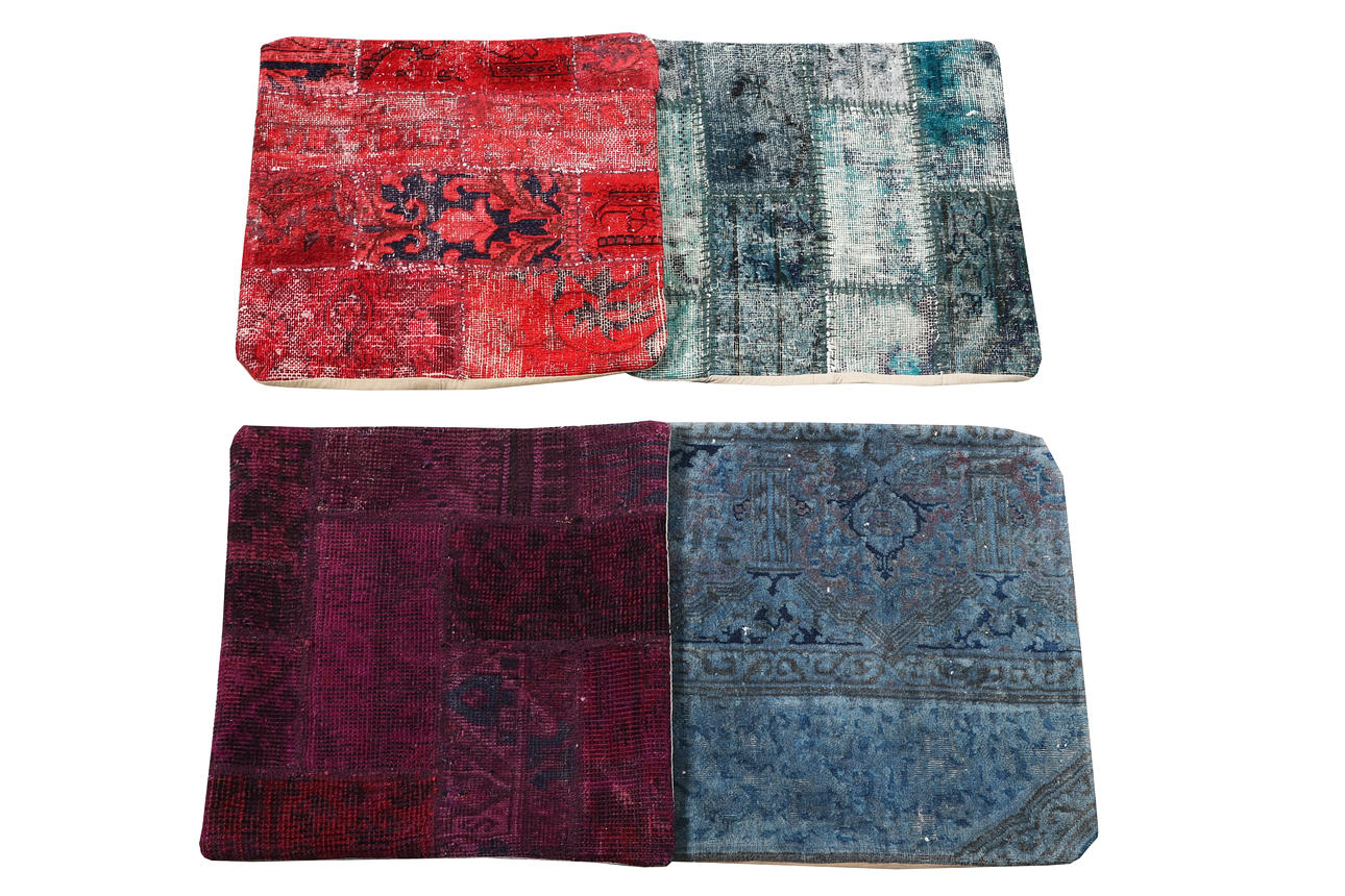 PILLOWS, 4 pcs, vintage, 46 x 46 cm.