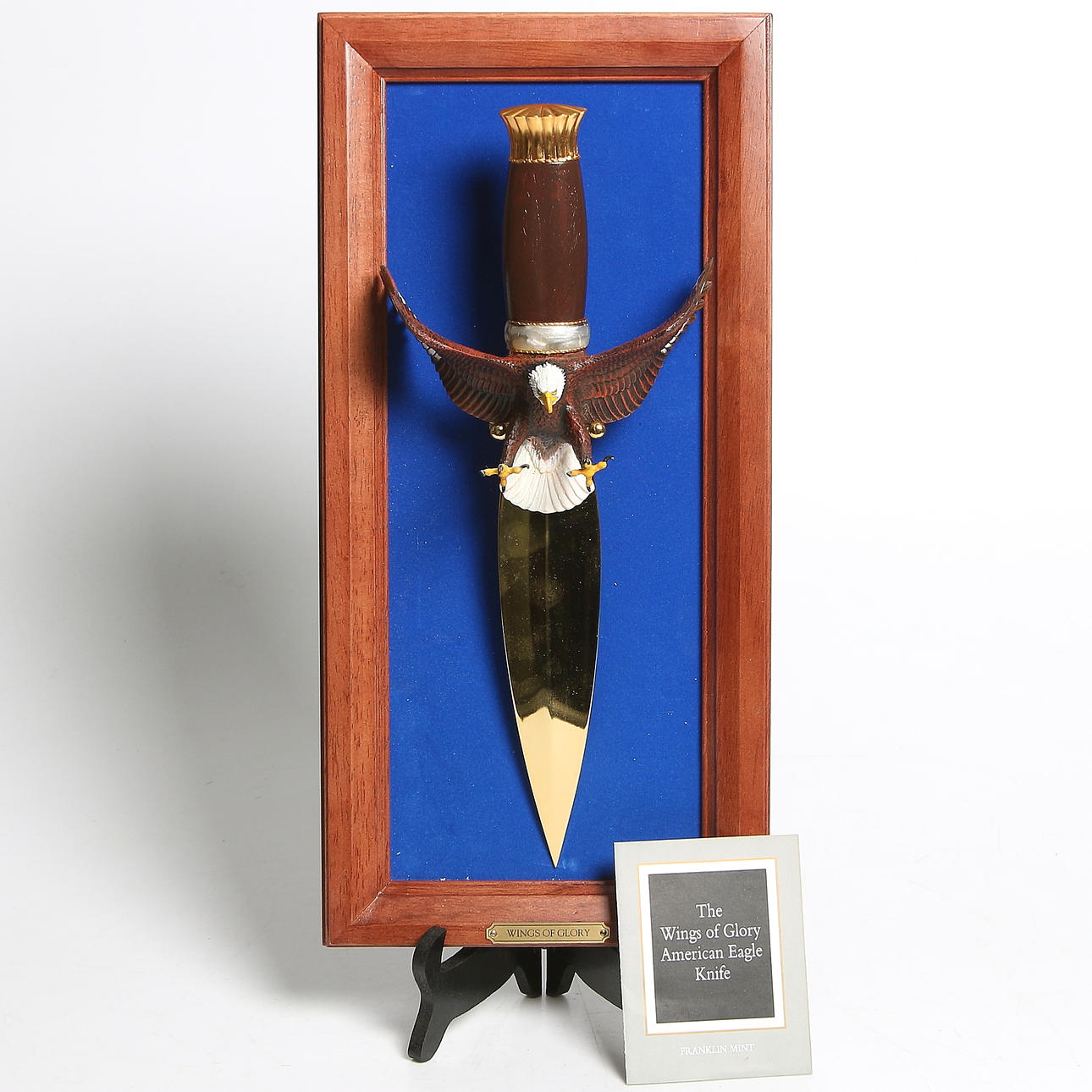DOLK, "The Wings of Glory American Eagle Knife", Franklin Mint.