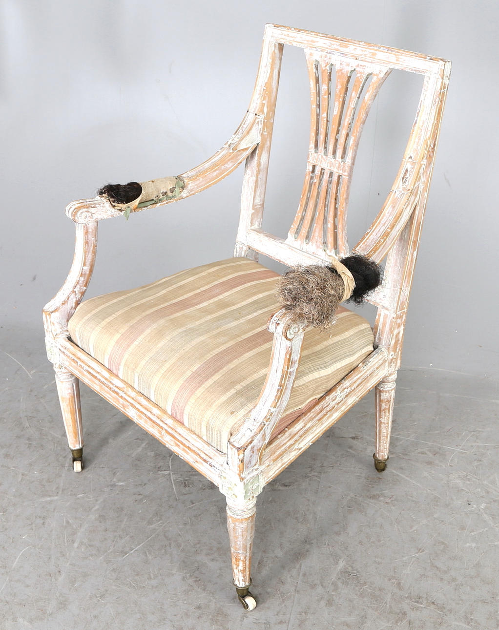 KARMSTOL, gustaviansk, Erik Öhrmark, Stockholm, 1777-1813.