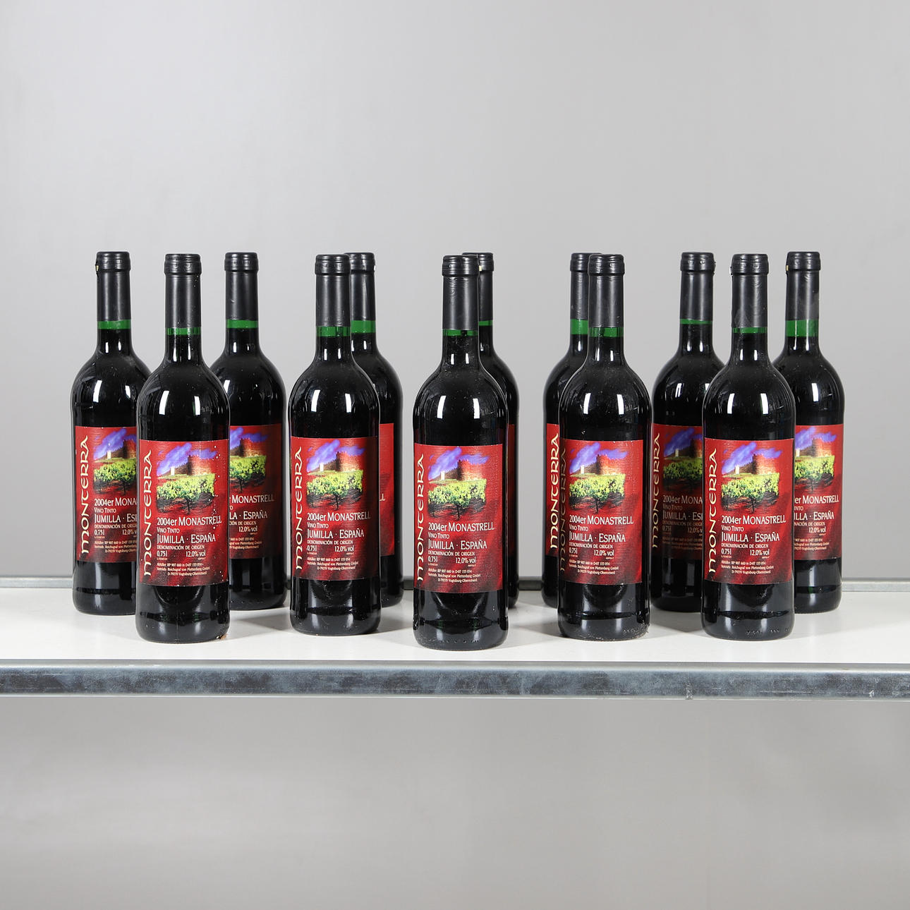 TOLV FLASKOR MONTERRA SPANSKT RÖTT VIN/VINO TINTO. Vin, Portvin ...