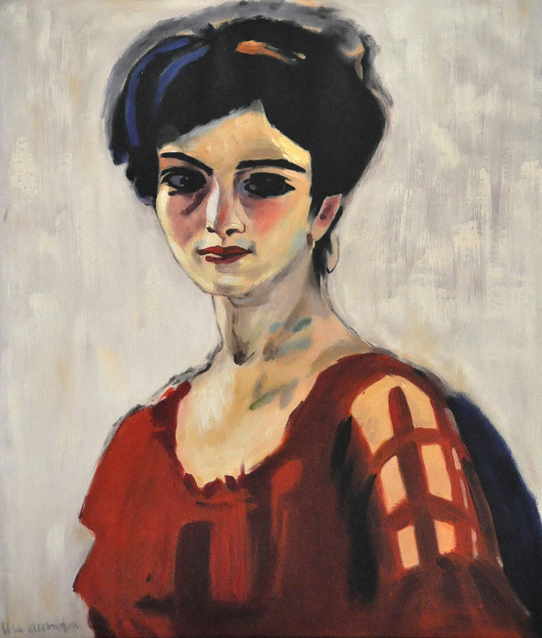 NACH KEES VAN DONGEN (1877-1968). ”Kvinna i röd mantel”.