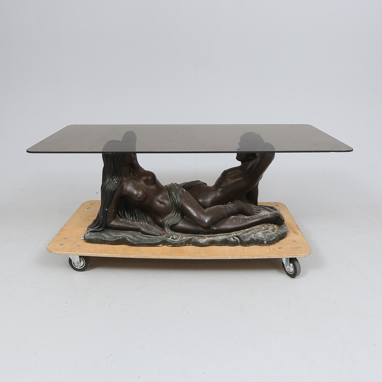 A sculptural model of a naked couple, second half of the 20th
