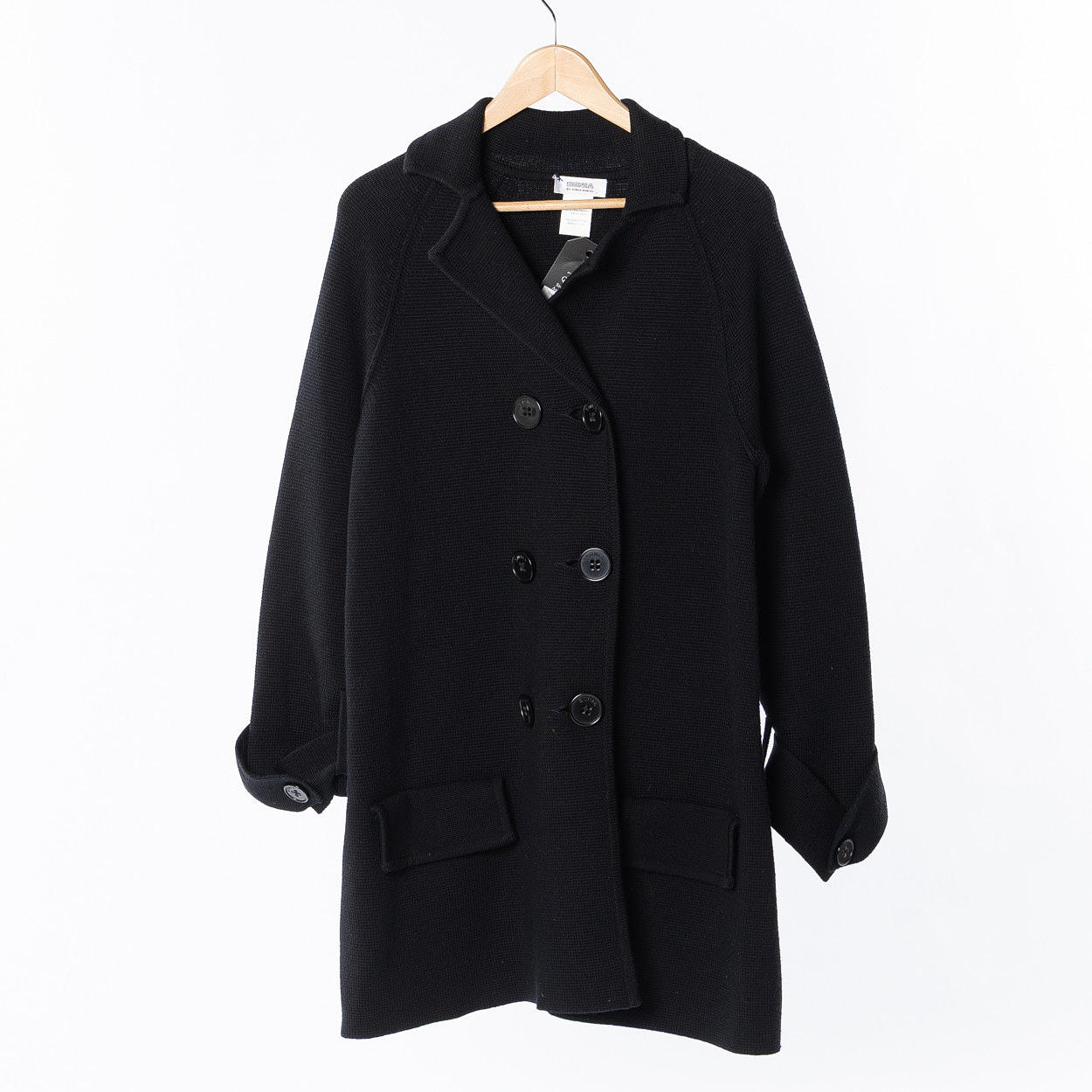 SONIA RYKIEL, Knitted jacket cardigan, merino wool, M, 40 42 Vintage Designer Fashion