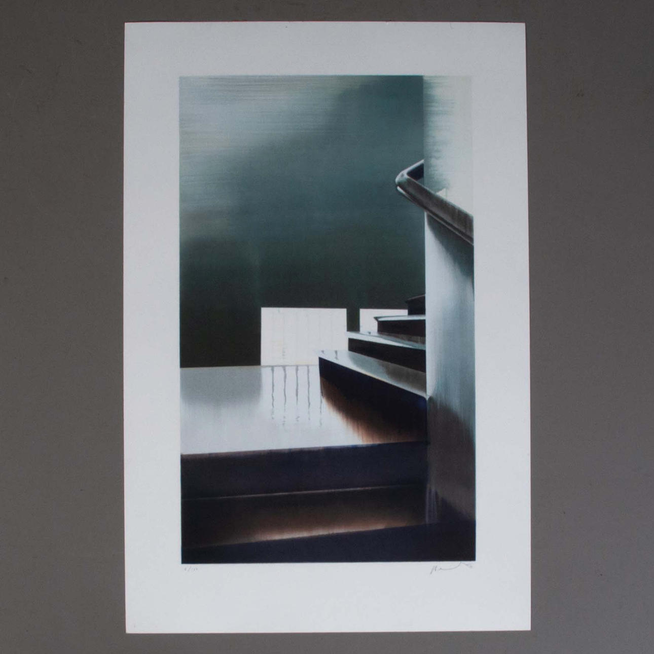 EMANUEL BERNSTONE. Lithograph Staircase.