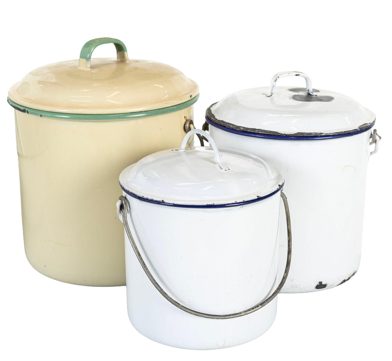 ENAMEL OBJECTS, one lot, Kockums. Miscellaneous - Miscellaneous - Auctionet