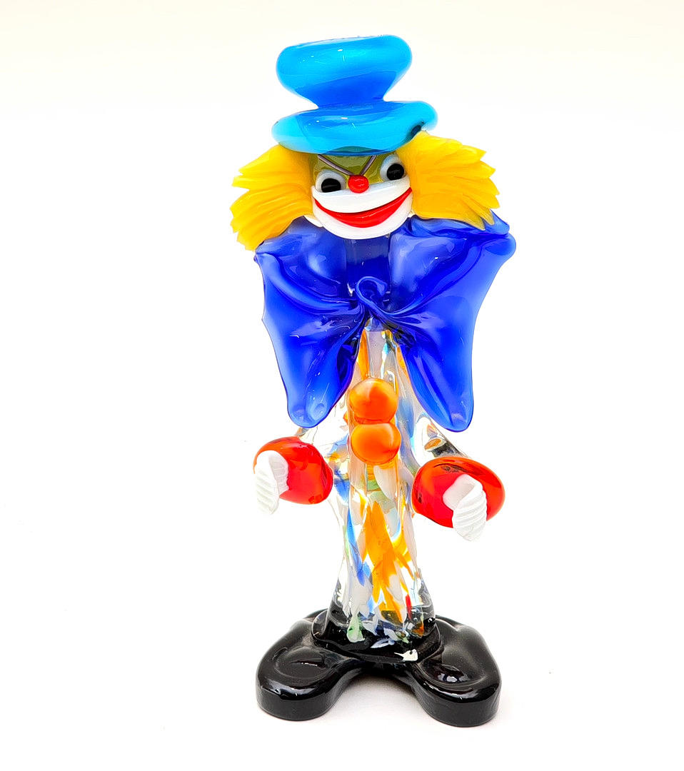 CLOWN. MURANO GLASS SCULPTURE.