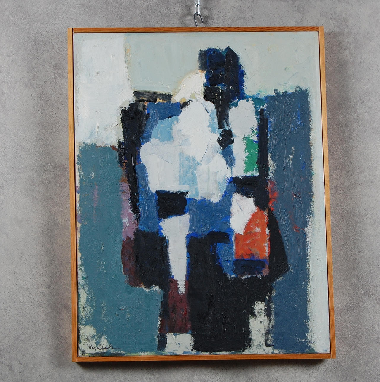 STIG WERNHEDEN. "Höst". Olja på duk.