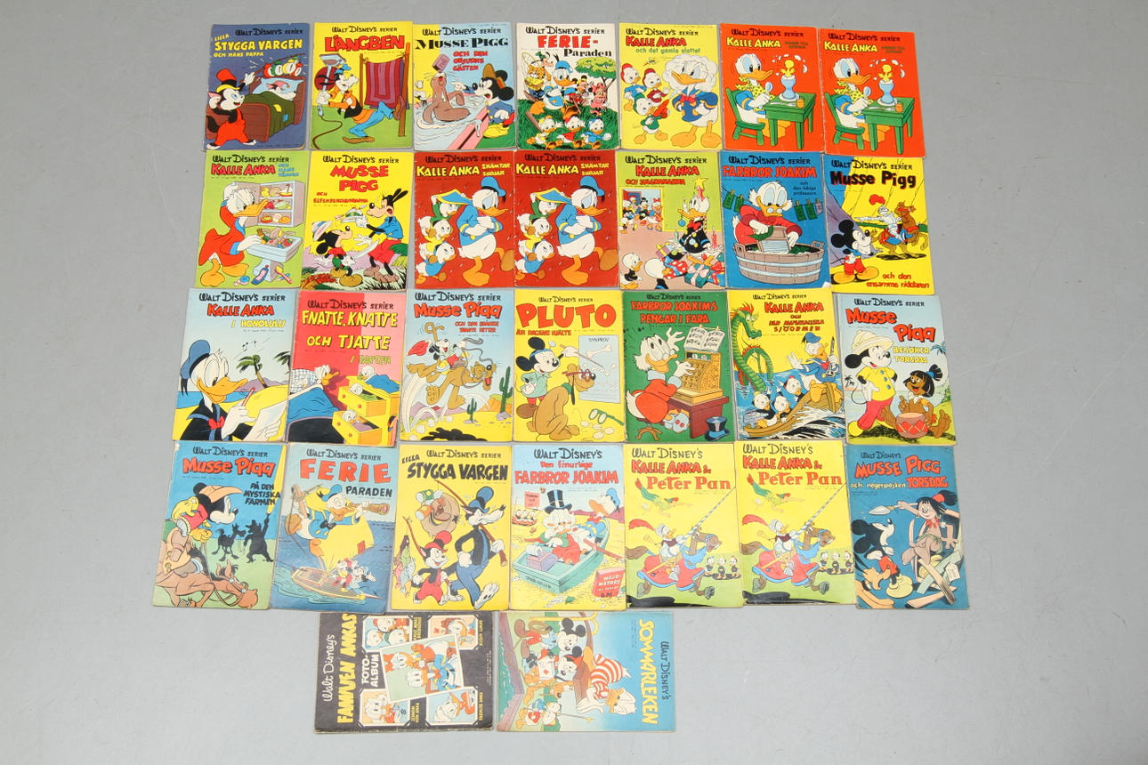 SERIETIDNINGAR Walt Disney´s serier.