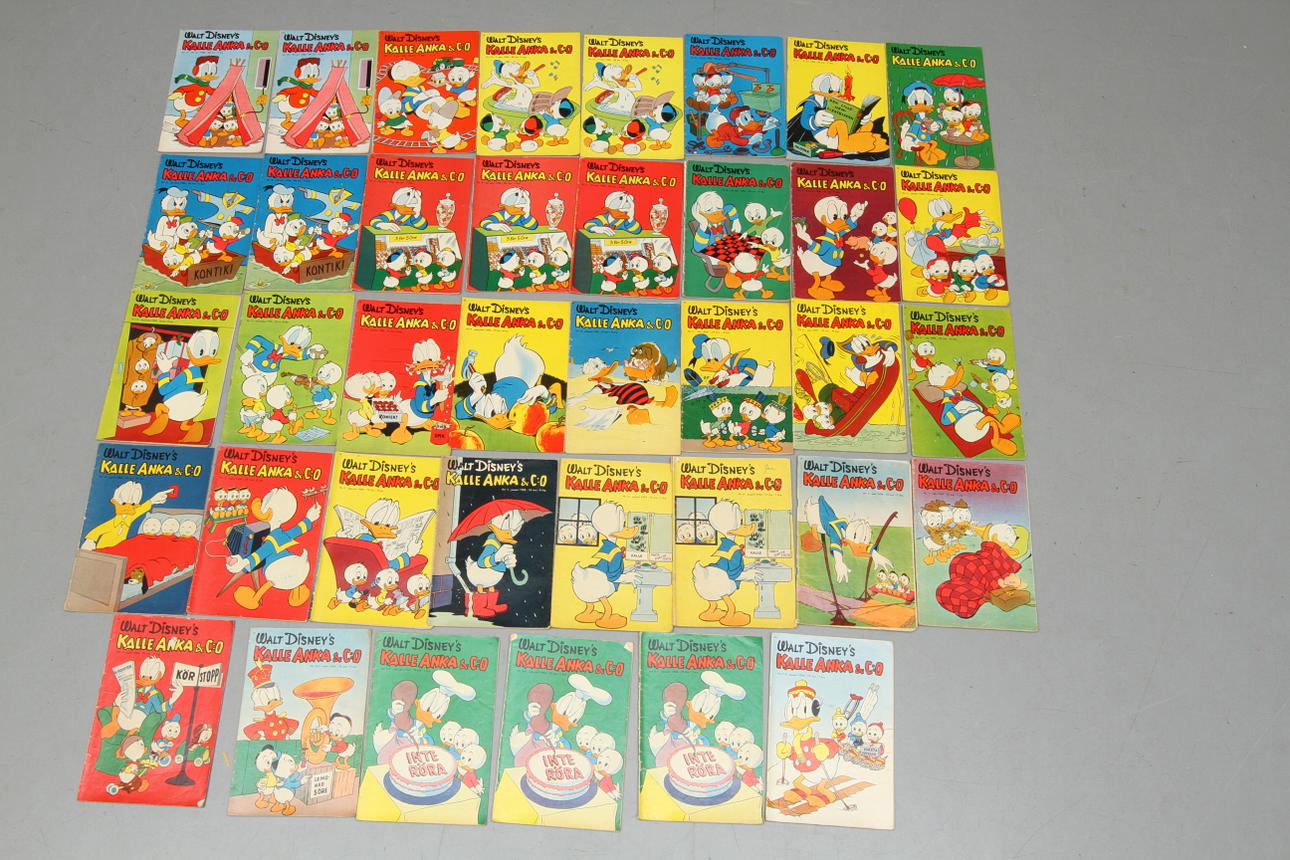 SERIETIDNINGAR Kalle Anka & Co.