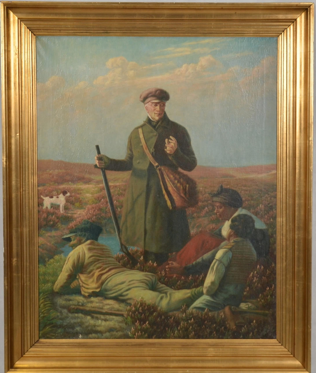 OIDENTIFIERAD KONSTNÄR. Olja på duk.