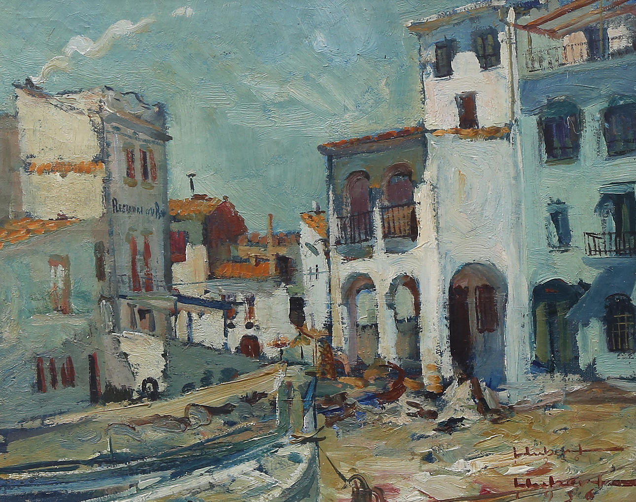 HUBERT VALLMITJANA. Seaside view.