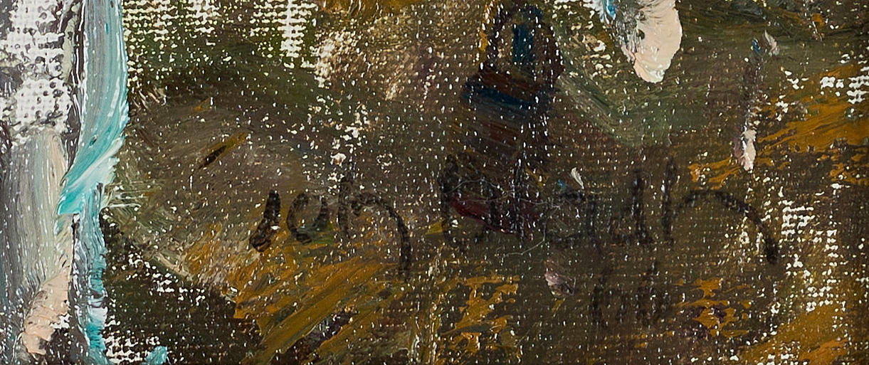 JOHAN BLADH (1893-1976). Motif from Funäsdalen, signed and dated -66 ...
