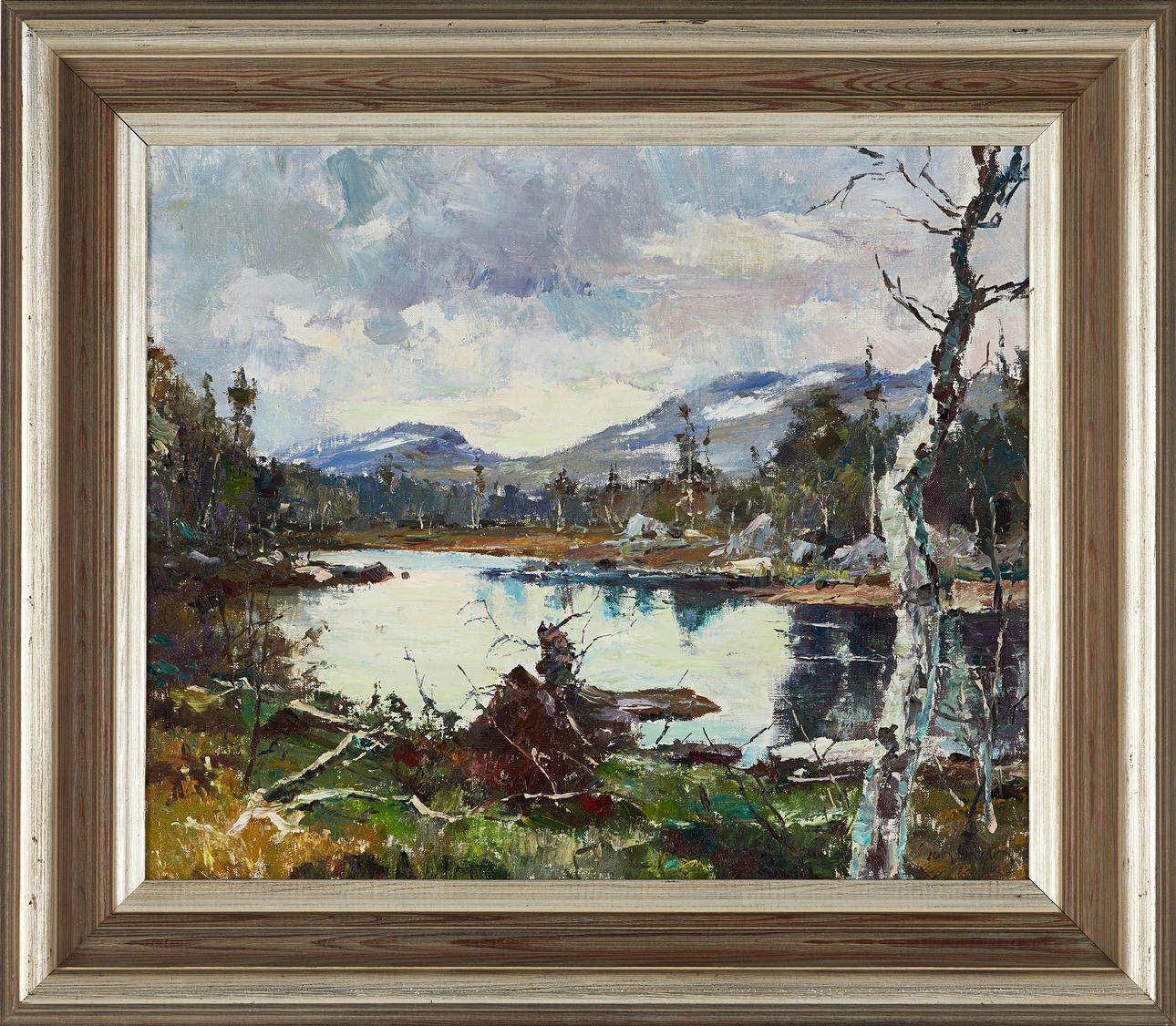 JOHAN BLADH (1893-1976). Motif from Funäsdalen, signed and dated -66 ...