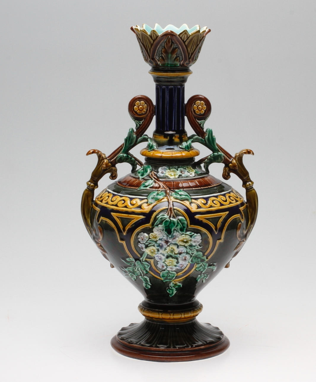 URNA/VAS, majolika, Rörstrand, 18/1900-tal.