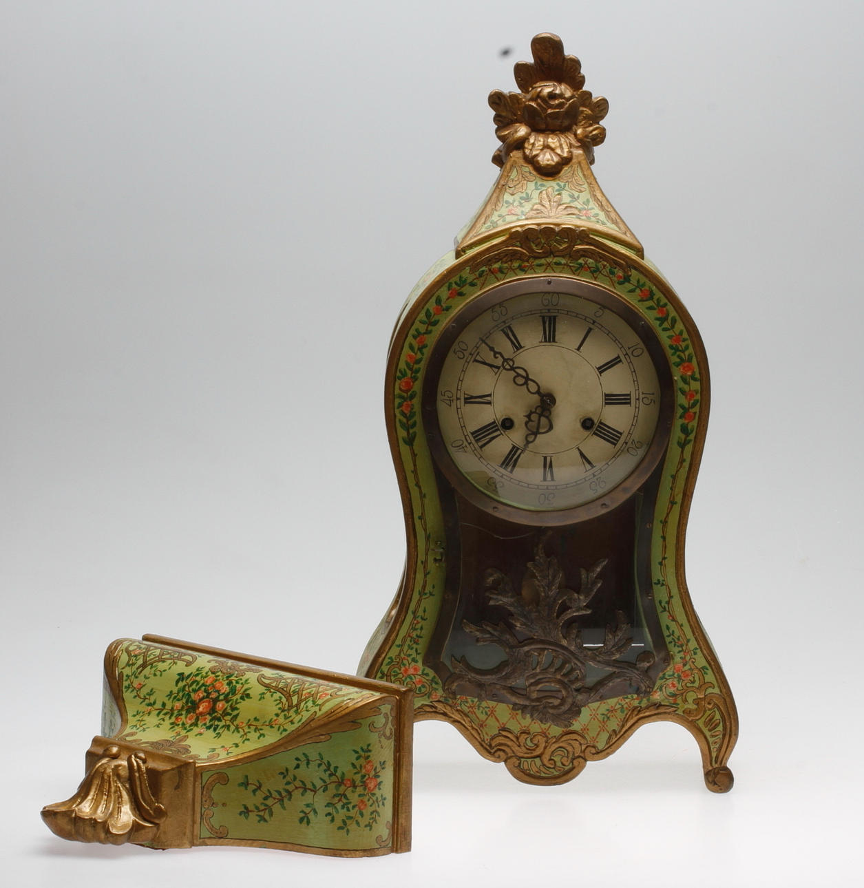 BORDSUR, rokokostil, signerad John Frid och daterad 1953.