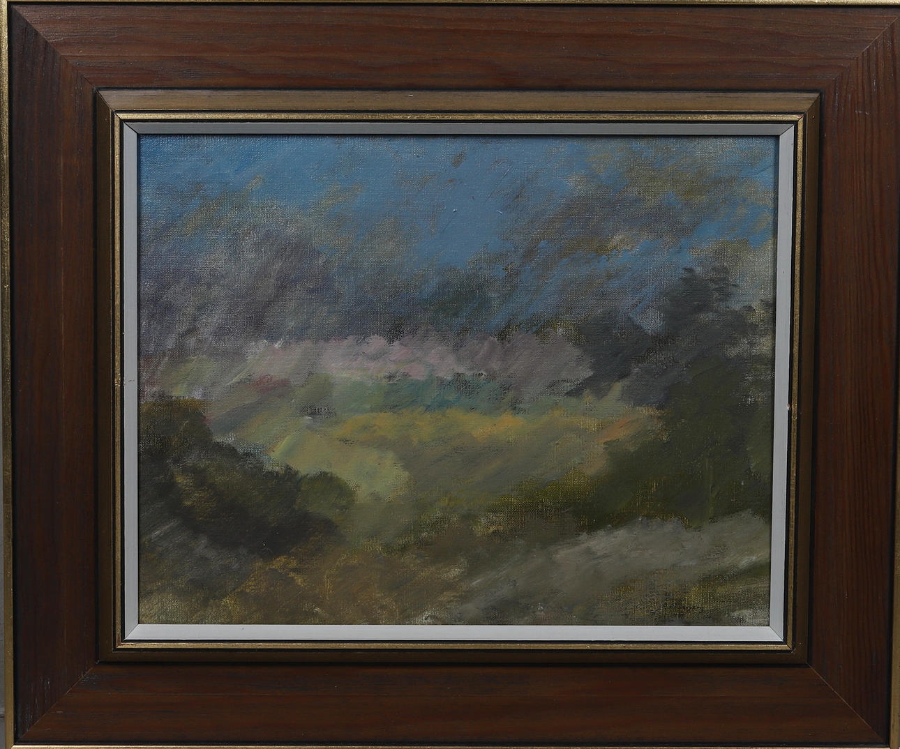 PETER SÖDERBERG. Oil on canvas, abstract landscape, signed. Art ...
