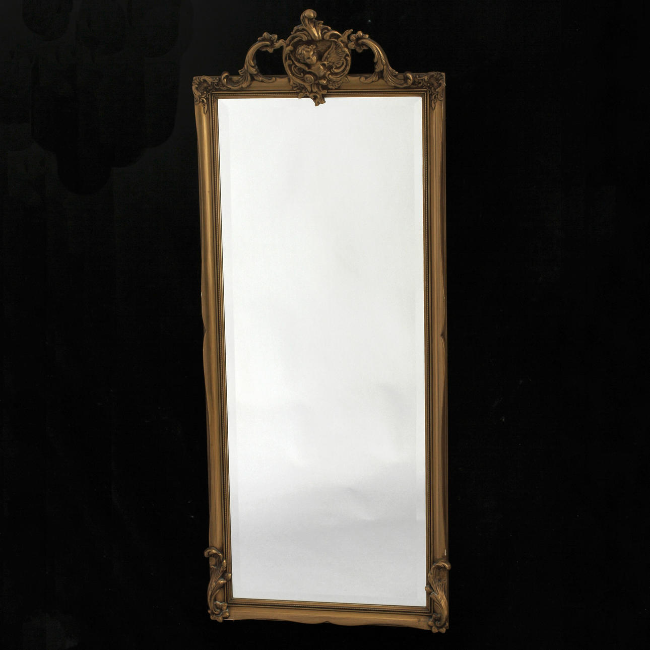 SPEGEL samt KONSOLBORD, rokokostil, 1900-tal.