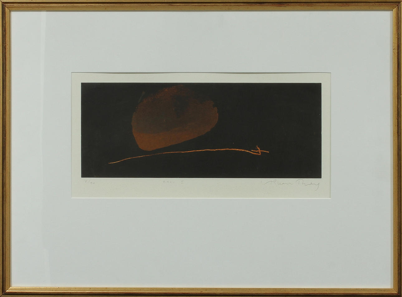 HÅKAN BERG. Brev I, litografi, sign o numrerad 18/90.