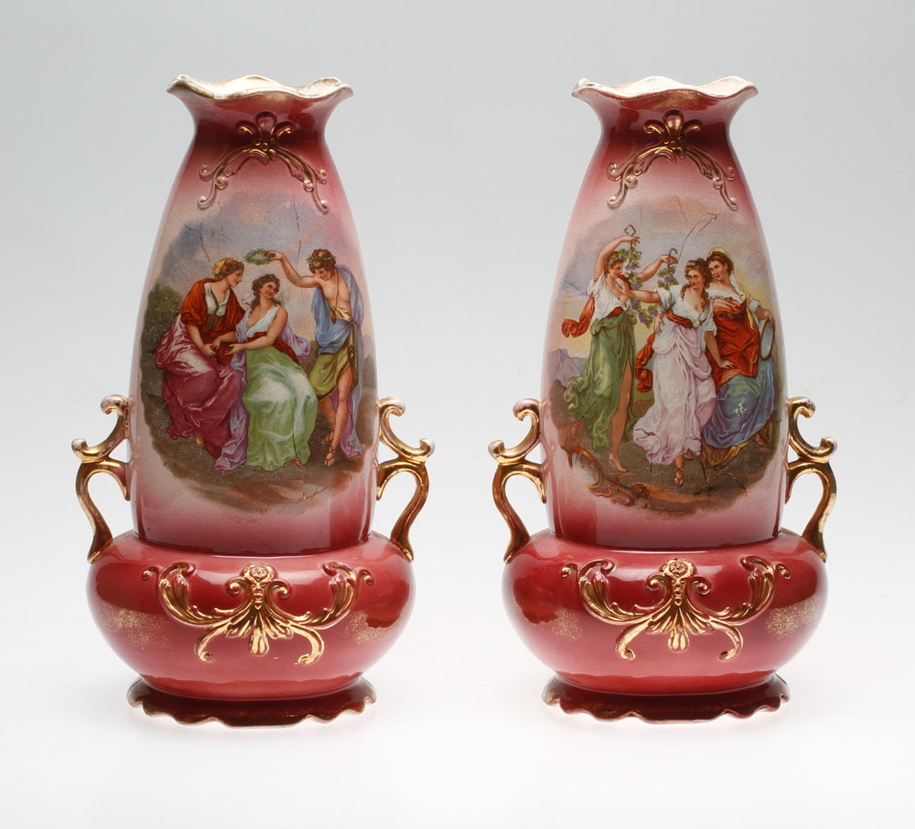 VASER, ett par, Kaufmann, 1900-talets början.