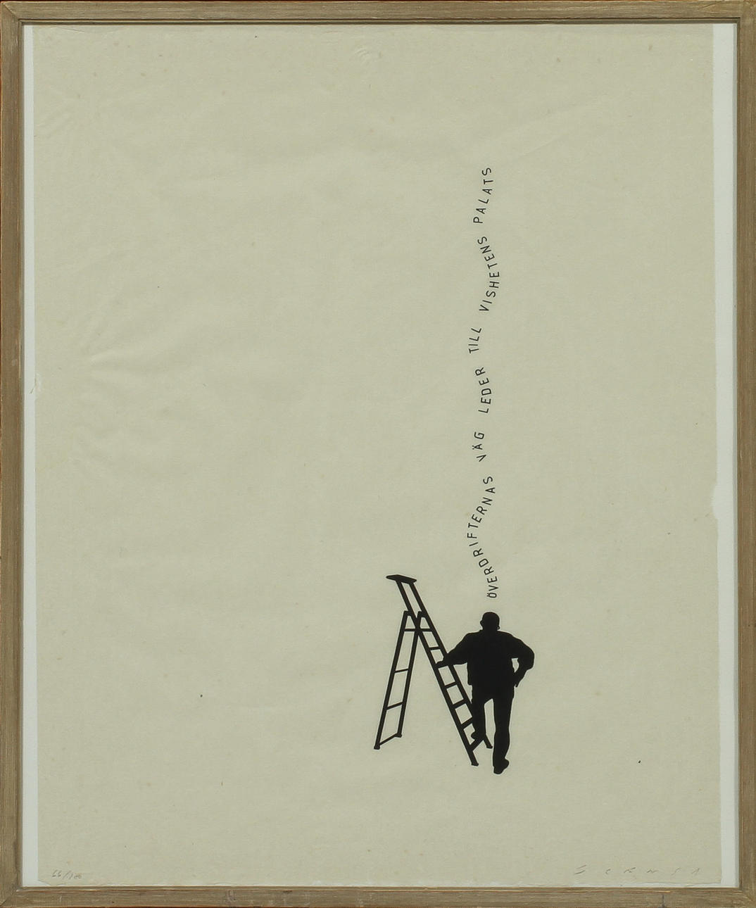 JAUME PLENSA. Vishetens palats, litografi, sign o numrerad 66/100.