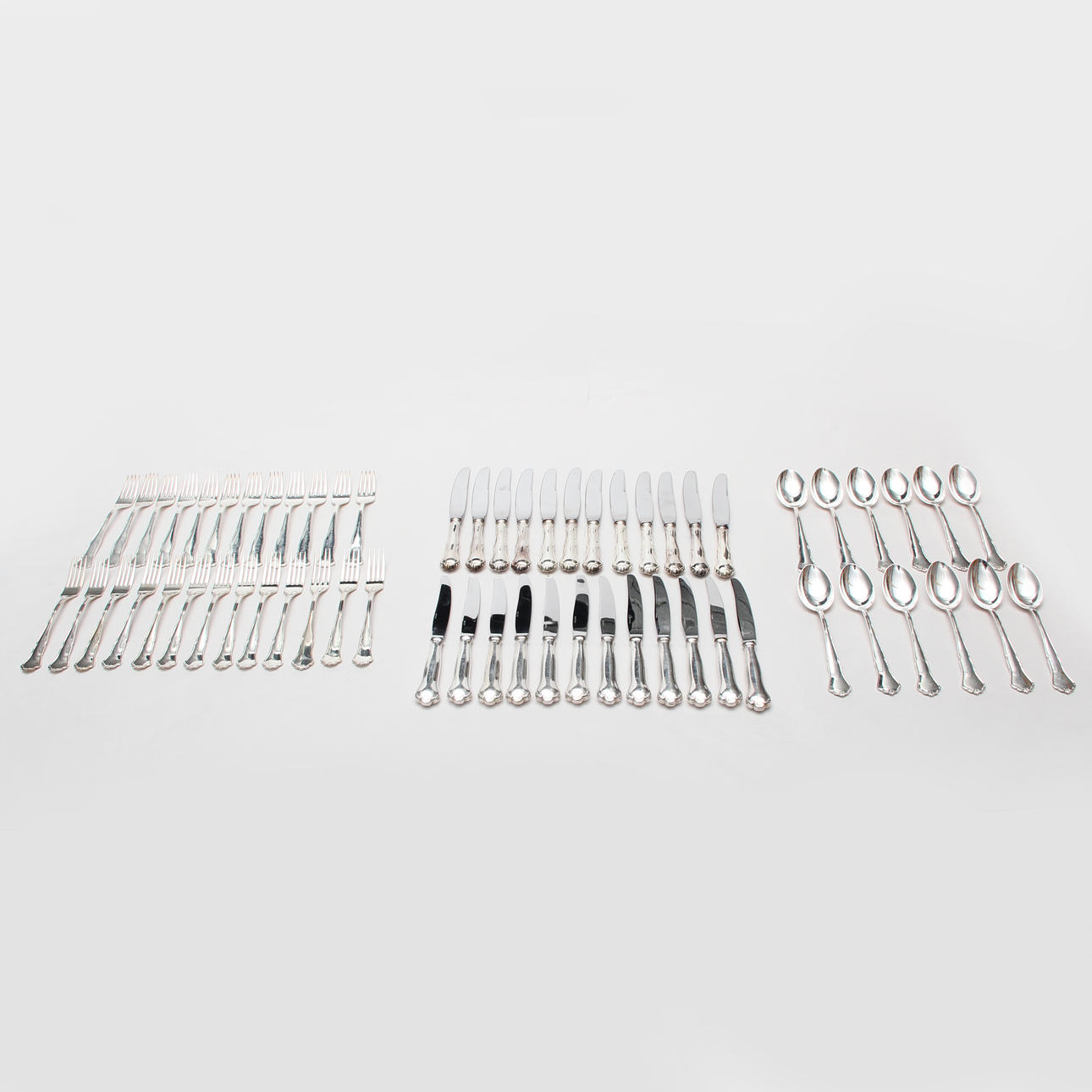 BESTICK, 61 delar, silver.