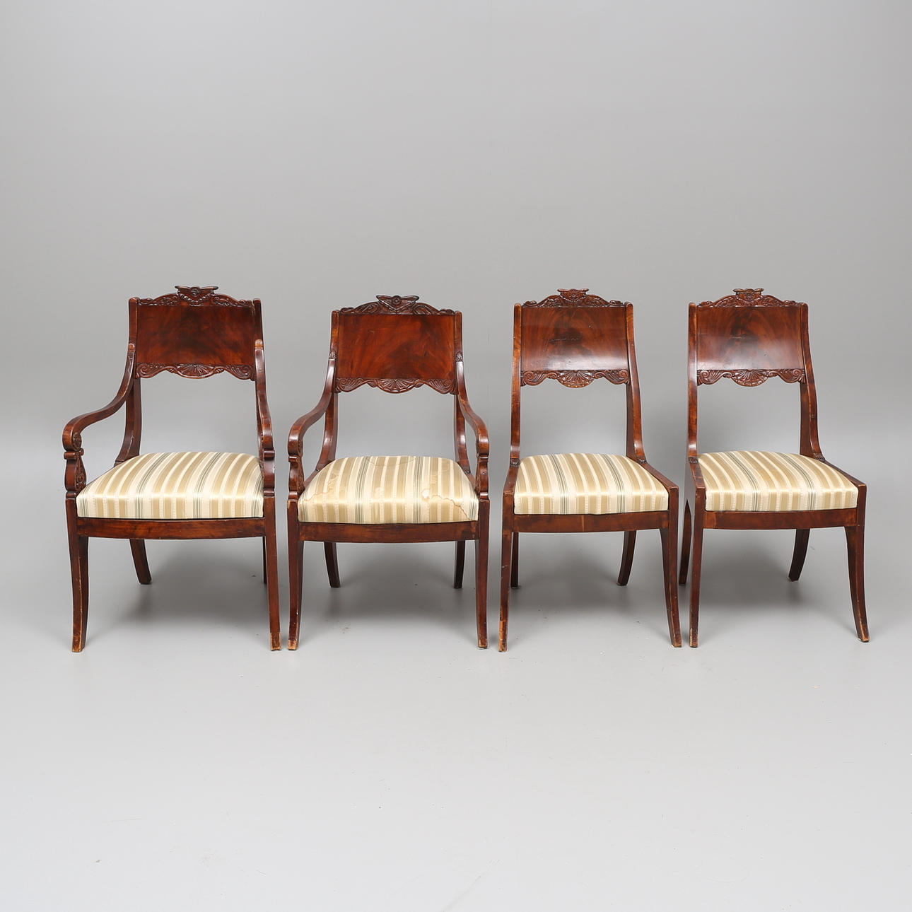 STOLAR, 4 st, empire, Ryssland/Baltikum, 1800-tal.