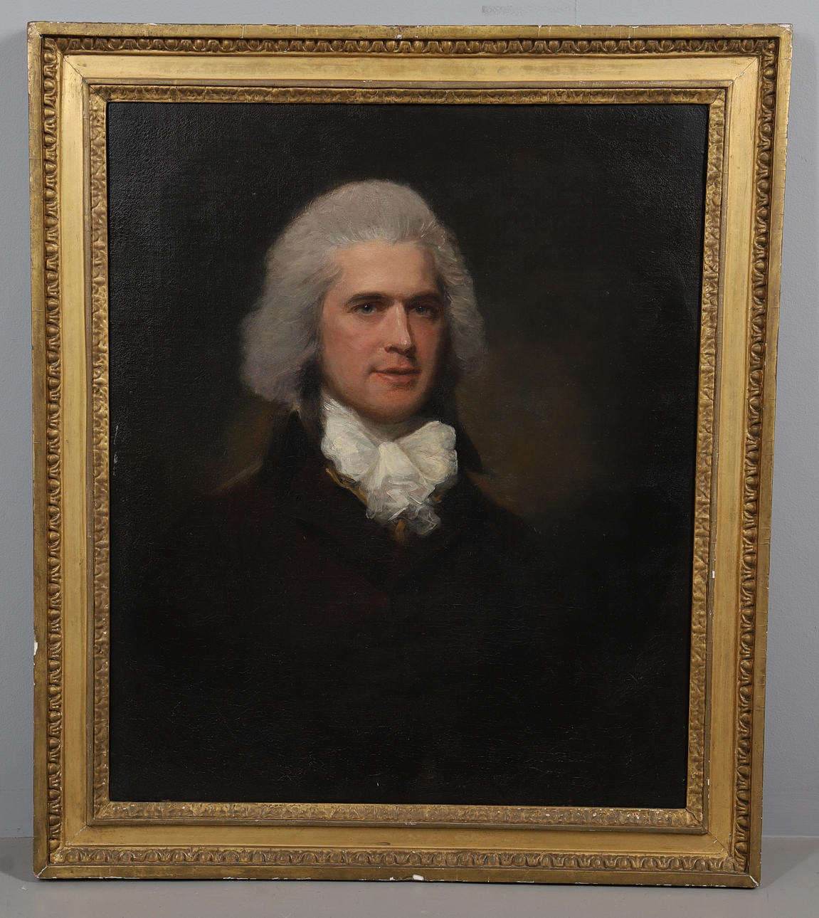 ATTRIBUTED TO NATHANIEL HONE THE ELDER (1718-1784). PORTRAIT OF GEORGE ATKINSON OF TEMPLE SOWERBY.