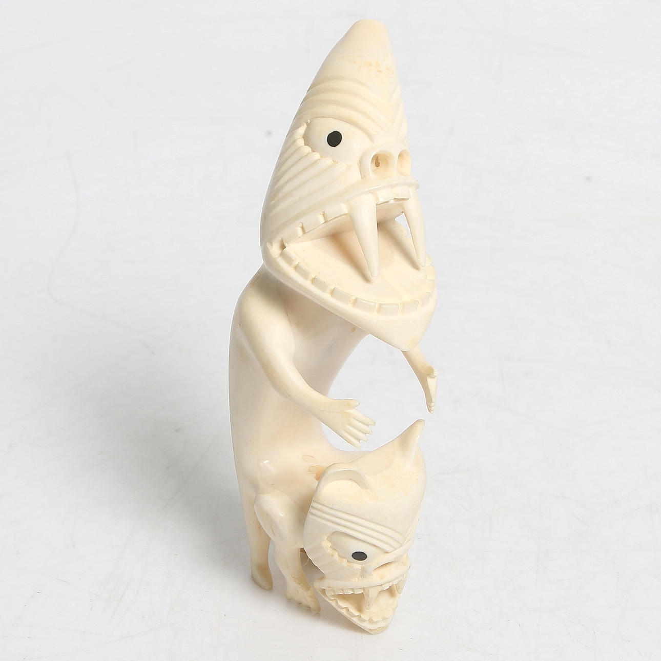 TUPILAK, valtand, inuitarbete Grönland. 1900-talets mitt.