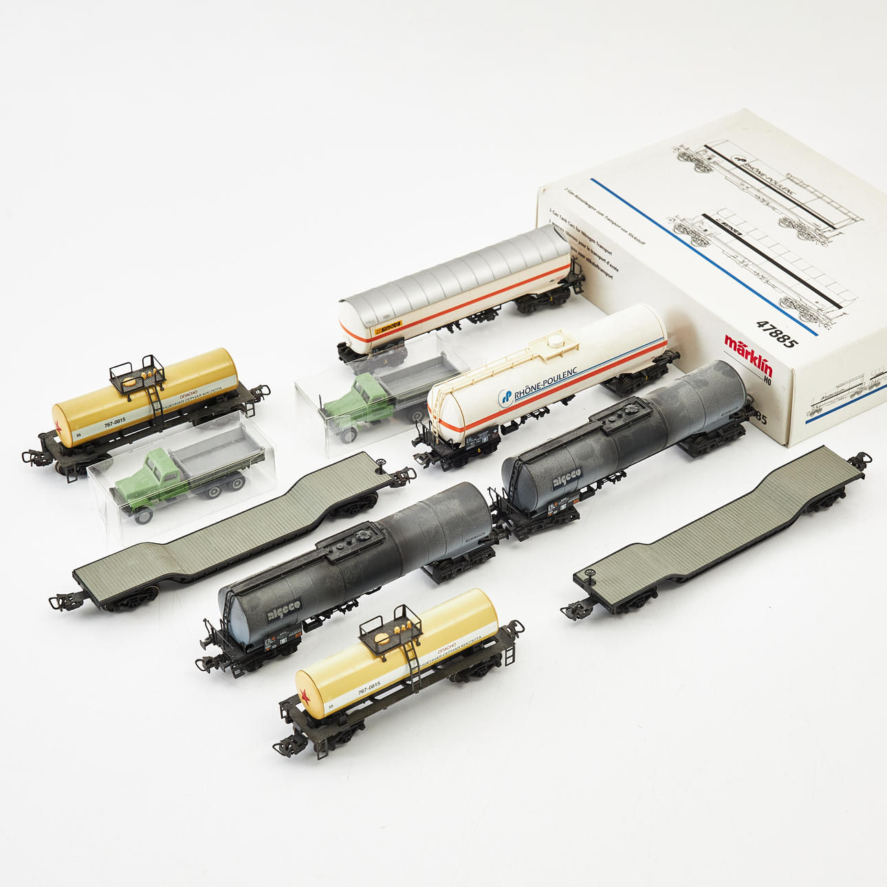 Märklin 47897 & 47899 Car Sets Freight Cars of the SZD H0