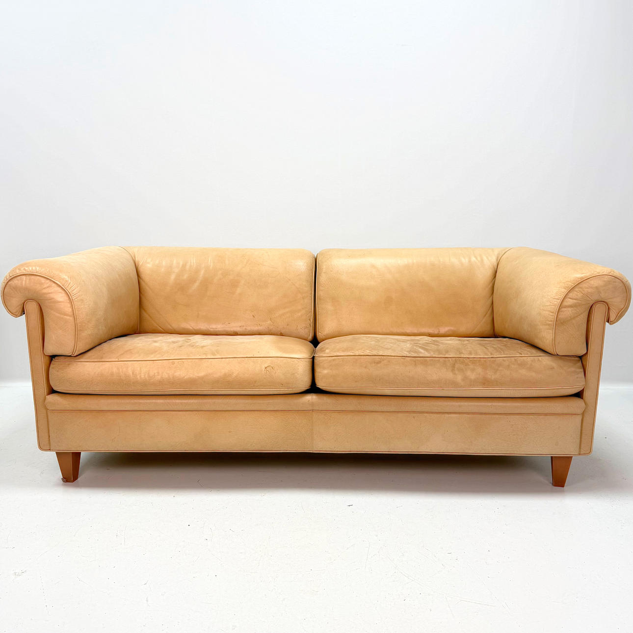 SOFA DUX ETON, leather 1970's.
