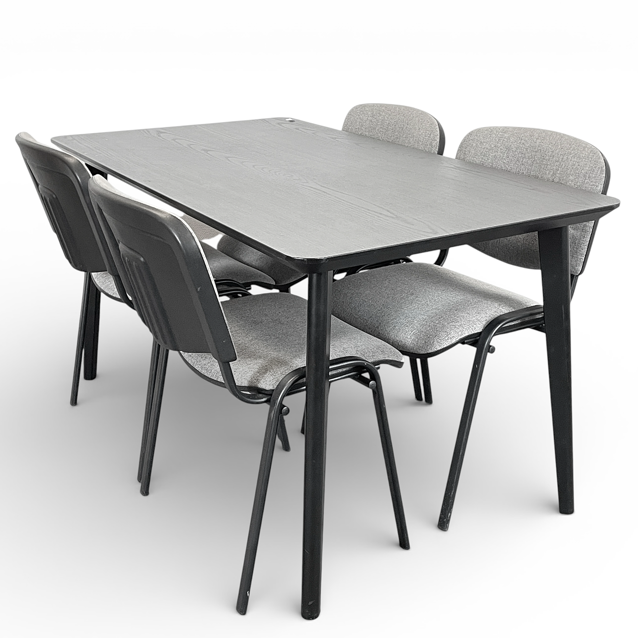 A 1 + 4 piece dining group, “Lisabo” and “Nelson”, IKEA.