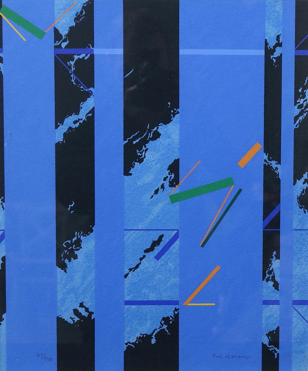 NILS KÖLARE. lithograph, signed and numbered 87/130.