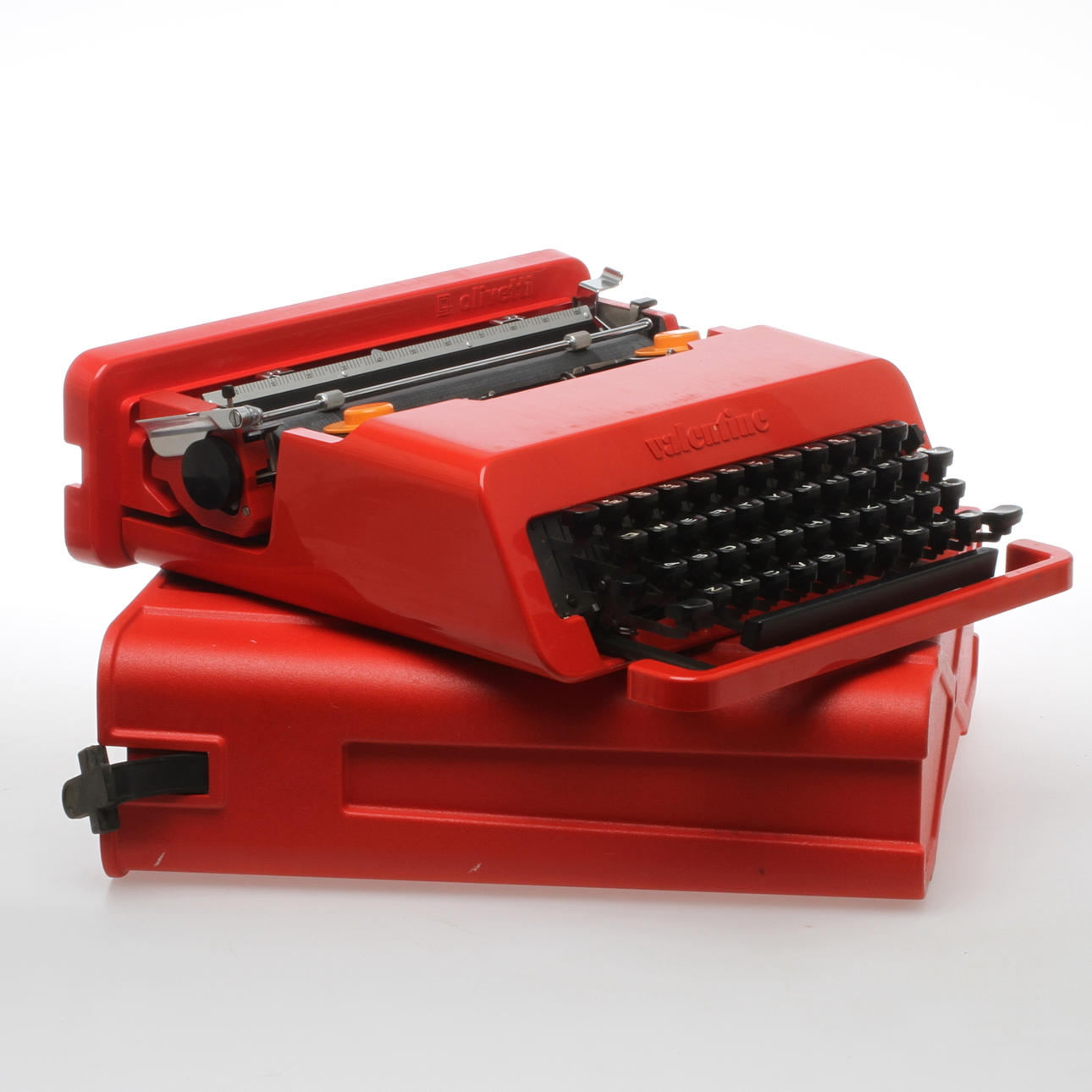 SKRIVMASKIN, "Valentine", Perry King och Ettore Sottsass, Olivetti.